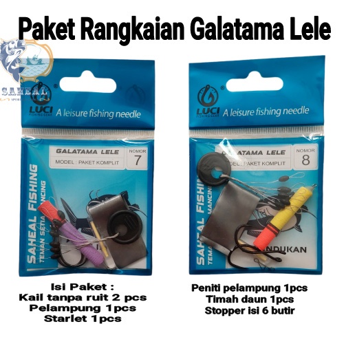 Paket Pancing Rangkaian Kail Galatama Lele Siap Pakai