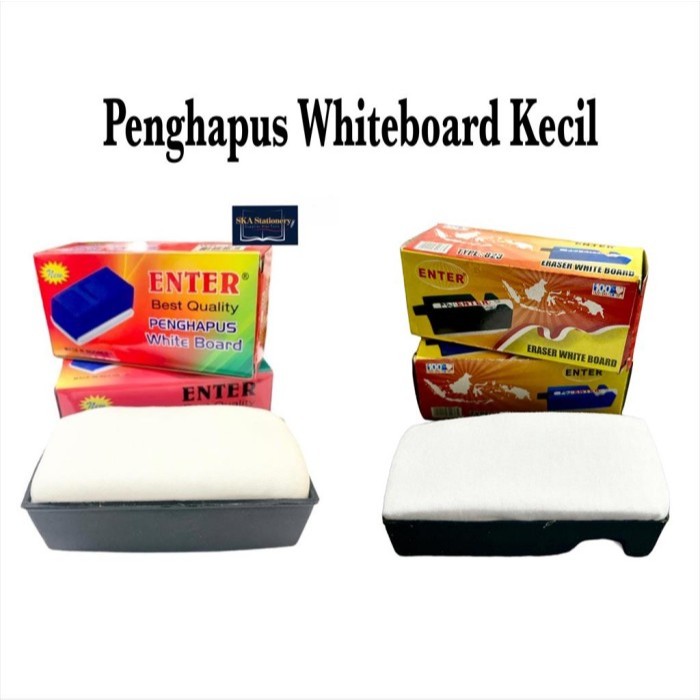 

Penghapus Papan Tulis/Whiteboard Putih Kecil Enter