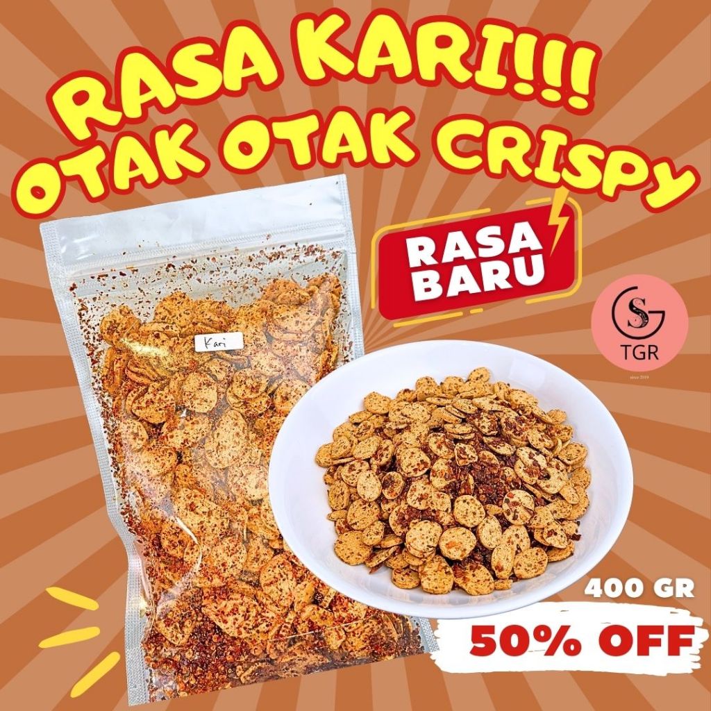 

Otak Otak Crispy Cemilan Rasa Pedas Kari - 400gr