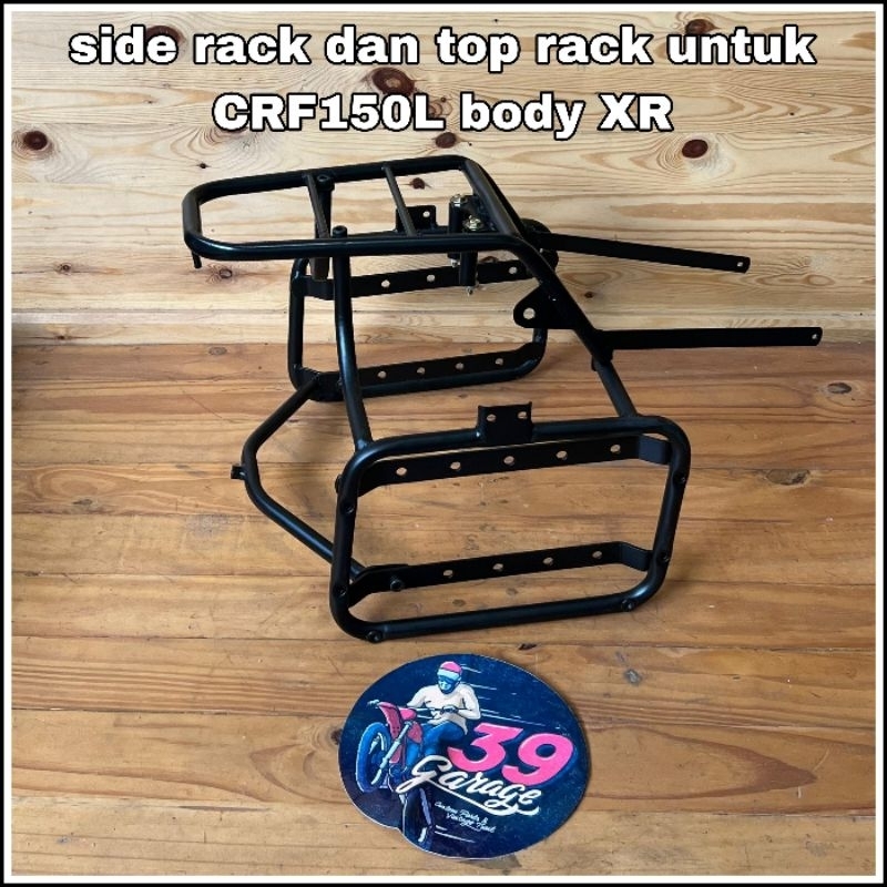 rak CRF150L body XR siderack crf150l khusus yang sudah di body XR top rack CRF150L back rack CRF150L