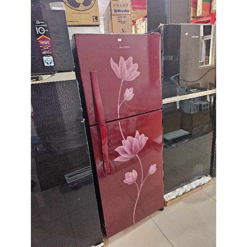KULKAS 2 PINTU POLYTRON PRB 219 BS PABRIK