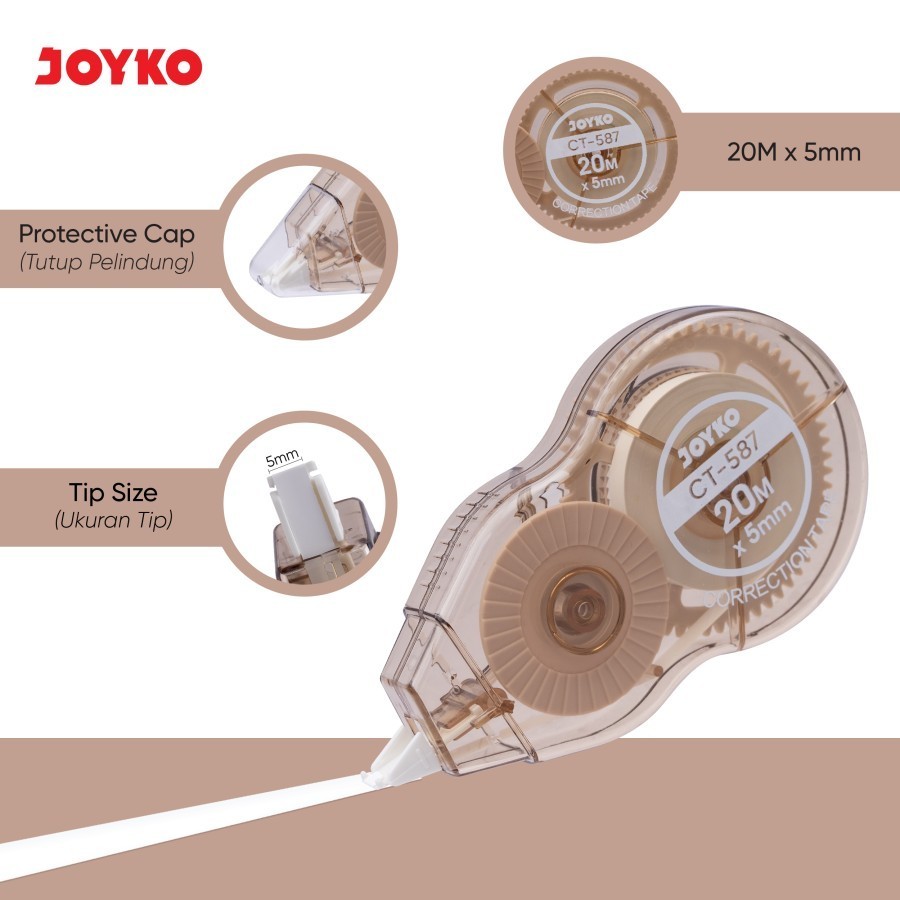 

Pita Koreksi Correction Tape Joyko CT-587 - PC