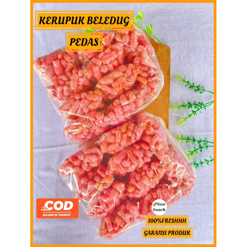 

Sekar_Shop07 Paket 5Pcs Pilus Abang / Kerupuk Gurilem Pedas