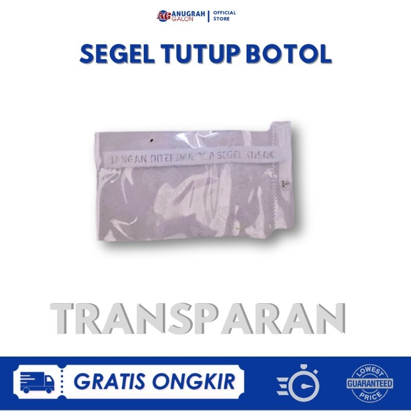 Segel Plastik Tutup Botol Warna Transparan