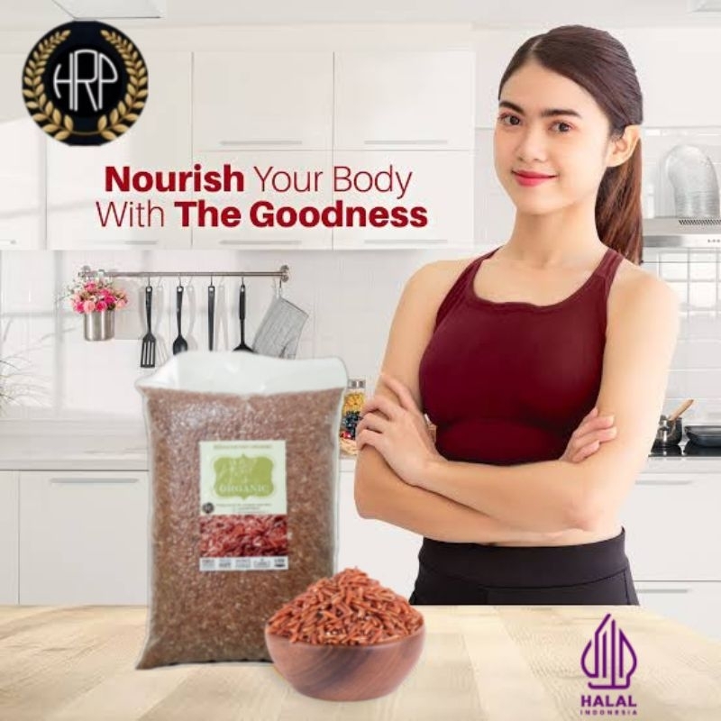 

Beras Merah Organik Super Premium 5kg | Beras Kesehatan