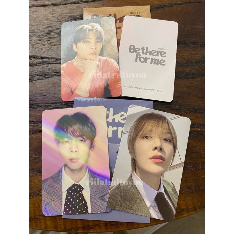 NCT127 be there for me btfm trading card tc pc photocard - Johnny spc, yuta