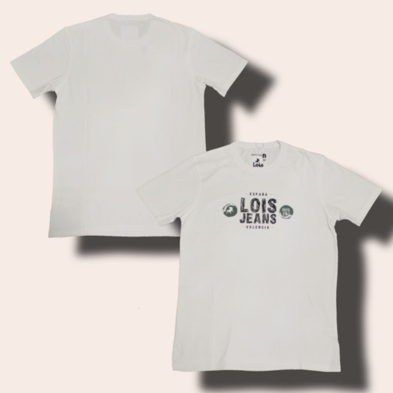 LOIS JEANS  - TSHIRT - KAOS CASUAL PRIA - LENGAN PENDEK - 100% ORIGINAL - REGULER FIT