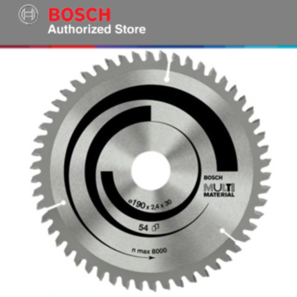 BOSCH Circular Saw Blade / Mata Potong Multimaterial 6" x 60 T (192)