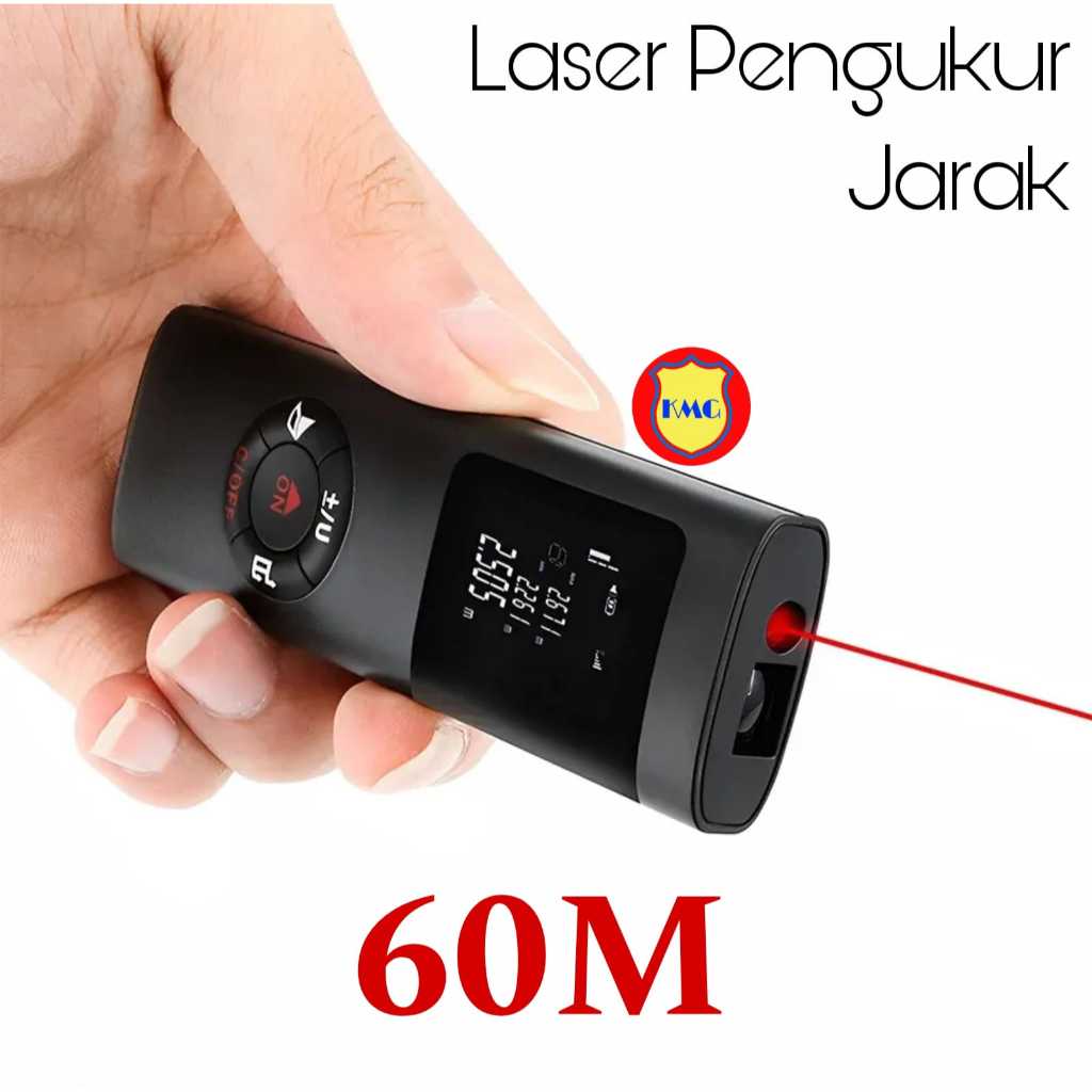 Meteran Laser Digital-Meteran Laser Mini-Laser Pengukur Jarak 60M