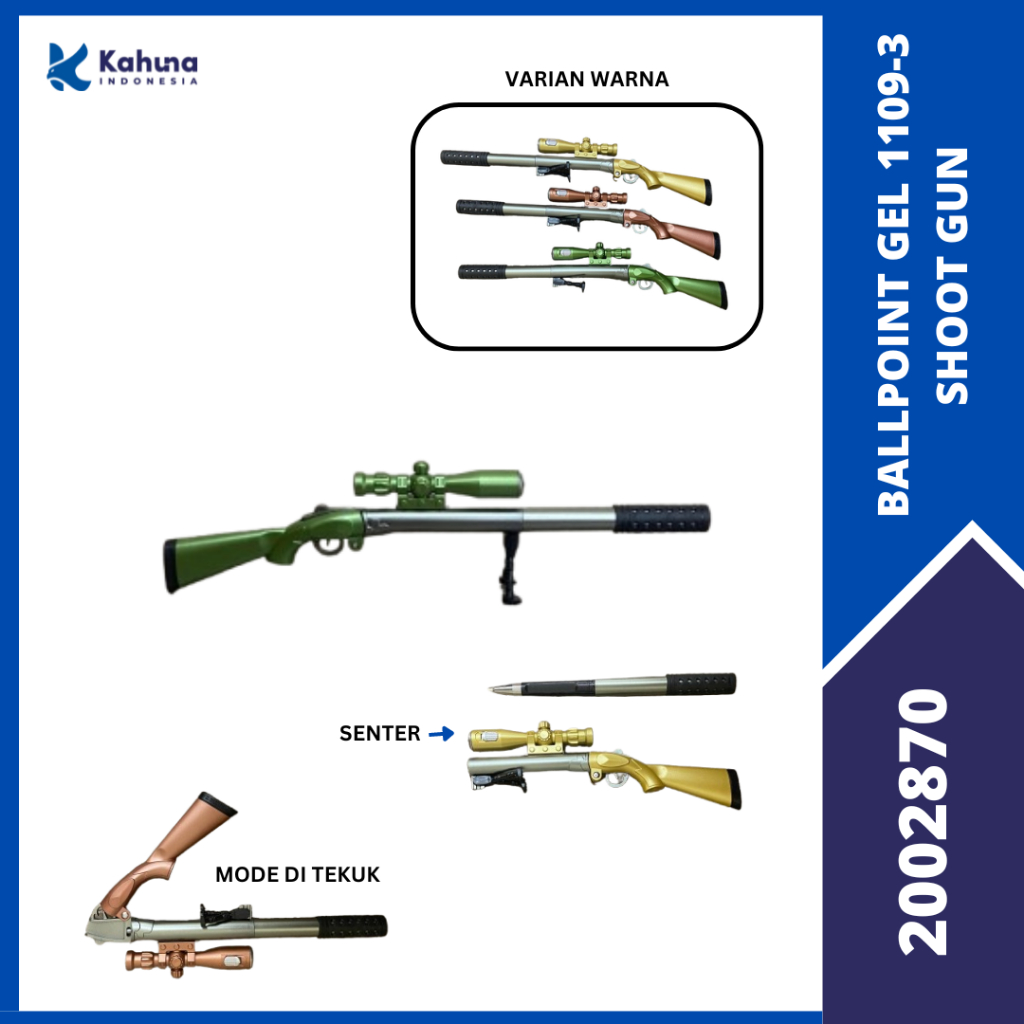 

BALLPOINT/BOLPEN/PULPEN TEMBAK MAINAN UNIK SHOOT GUN 1109-3 [2002870]
