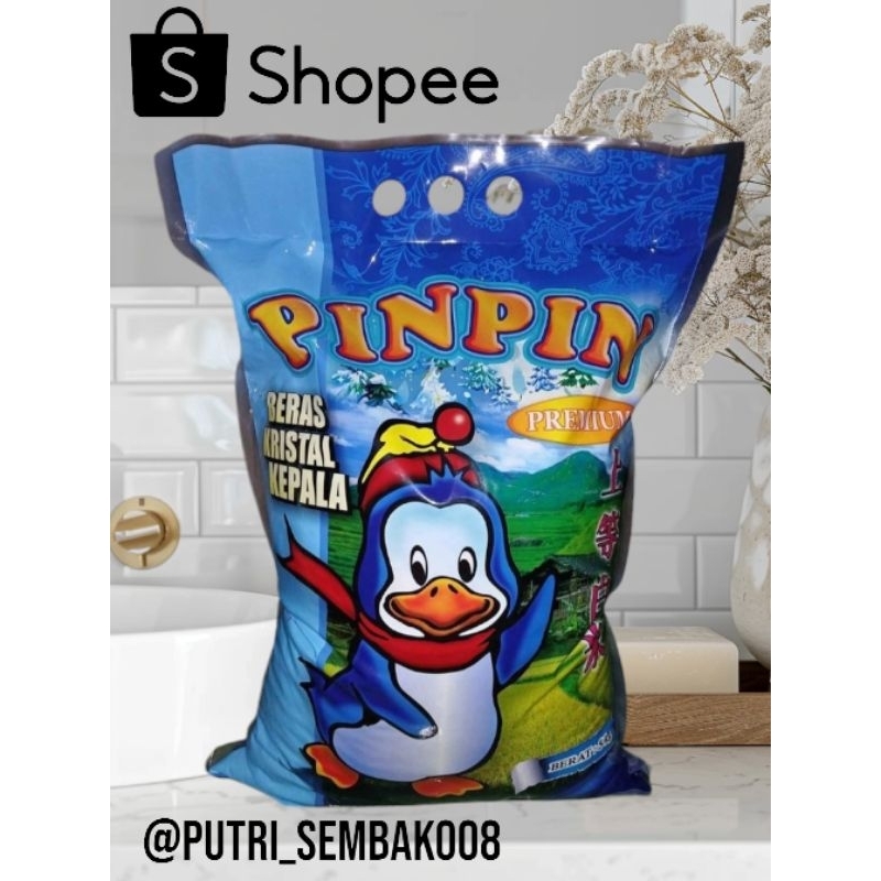 

MURAH!!! BERAS PREMIUM MERK PINPIN (5KG) ENAK DAN PULEN | ENAK PUTIH BERSIH DAN NIKMAT