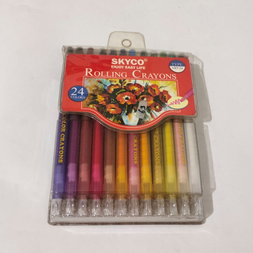 

Crayon Putar 24 warna SKYCO Type ART - 24