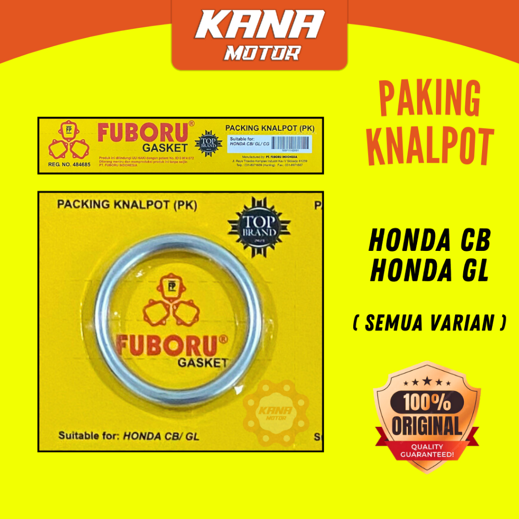 PAKING PACKING RING KNALPOT FUBORU HONDA CB100 GL CG TIGER MEGAPRO ORIGINAL