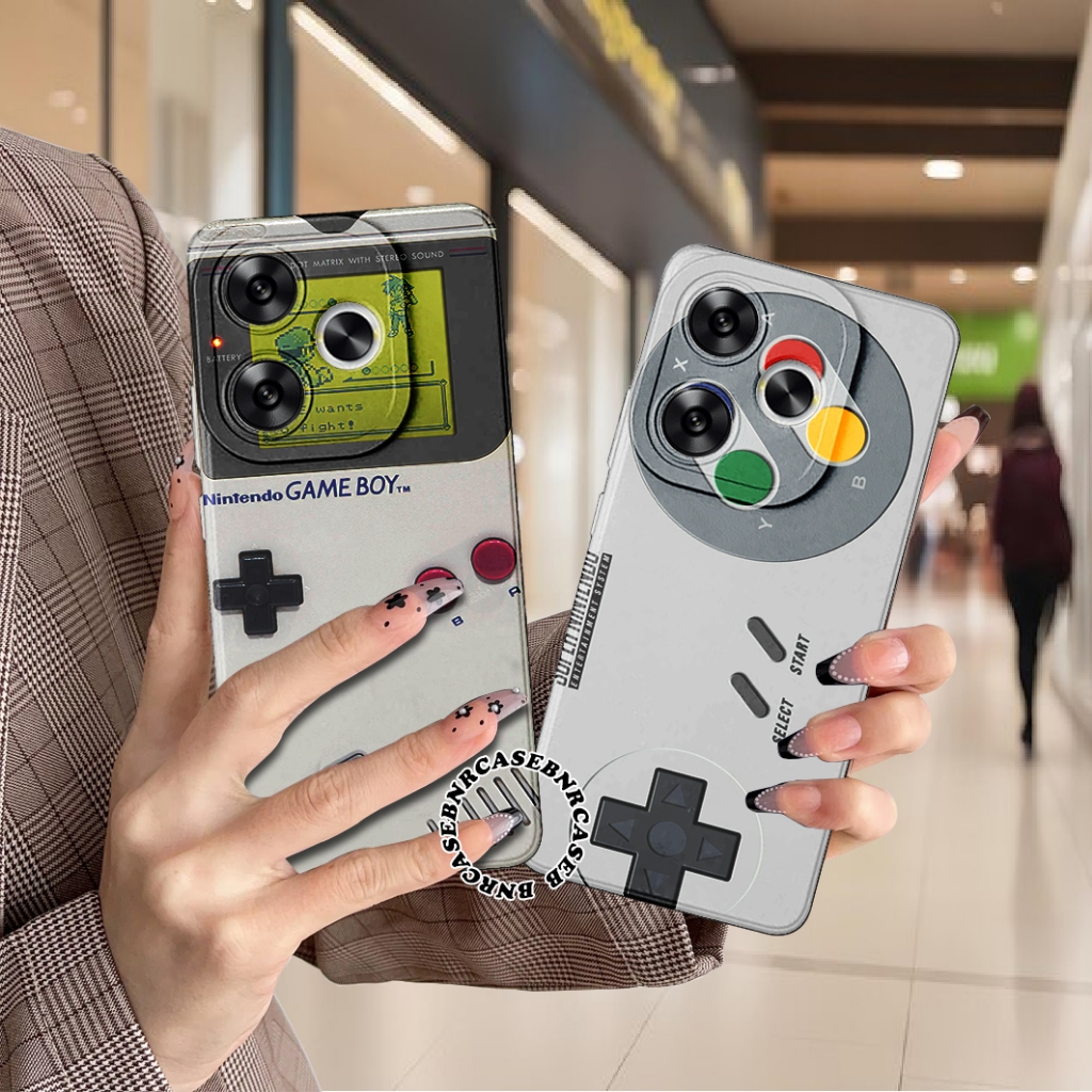 IC06 For Softcase Motif Gameboy Xiaomi Redmi Turbo 3 5g Note 10s 10 5G 9t 9 M3 Case Trendy