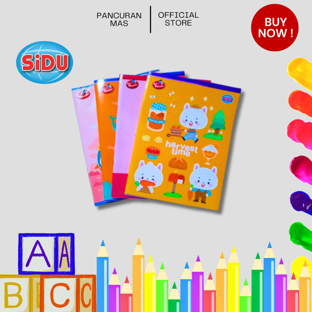 

Buku Tulis Sekolah Sinar Dunia 38 Lembar Satuan Random ( 1 pcs )