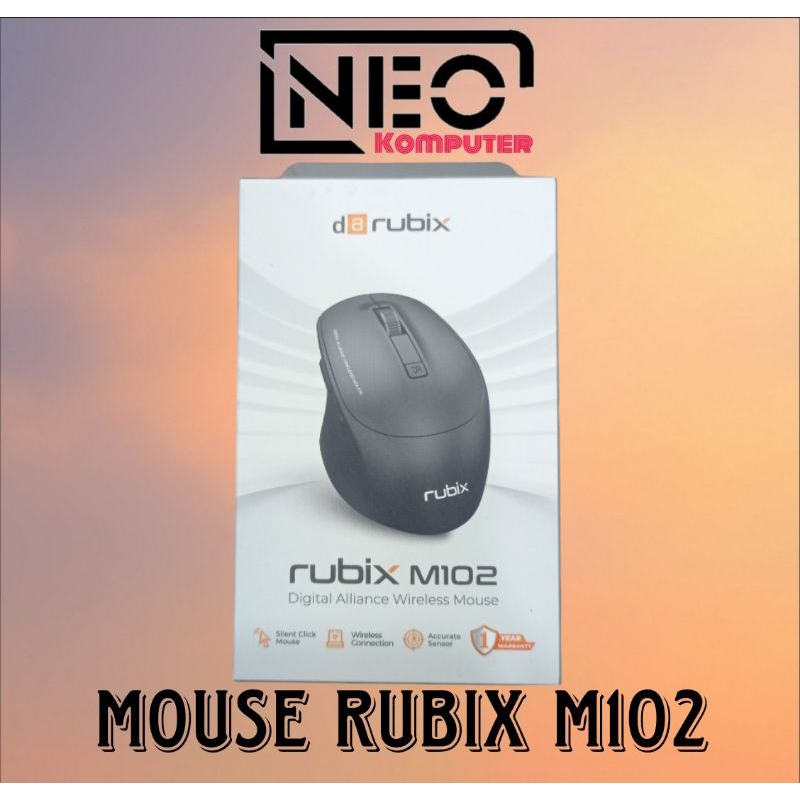 MOUSE WIRELESS RUBIX M102
