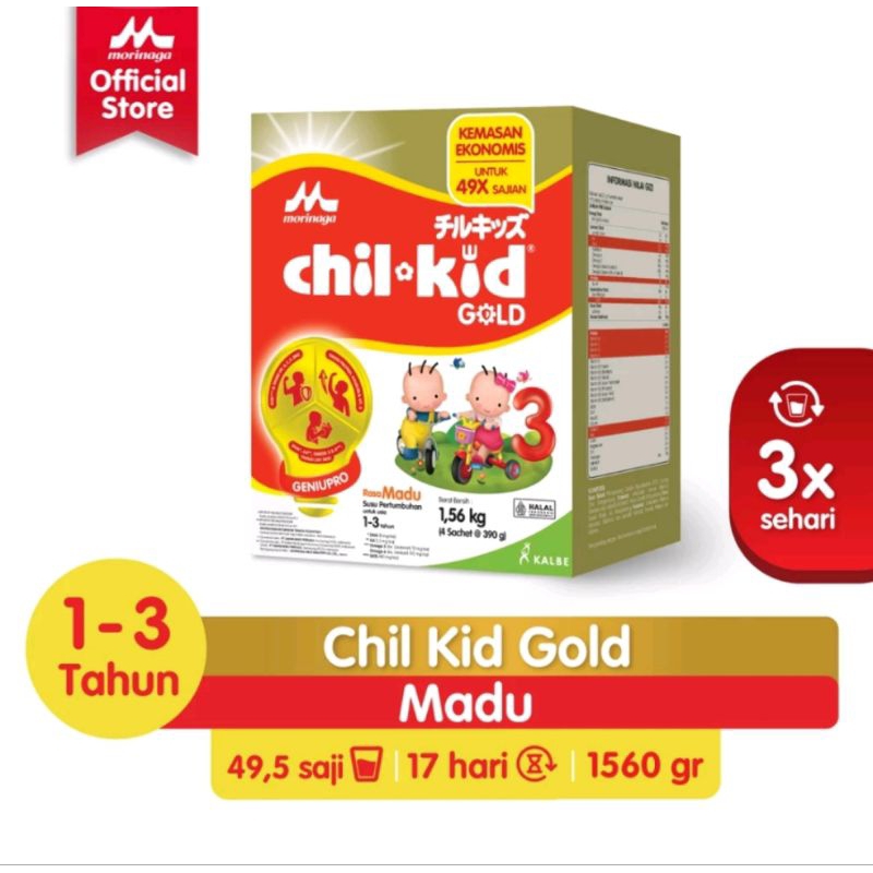 

Morinaga Chilkid Gold Madu 15600gr 1-3th Gold exp2026