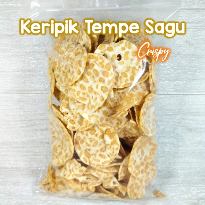 

KERIPIK KRIPIK TEMPE SAGU CRISPY - 150 GRAM | PRODUK 01