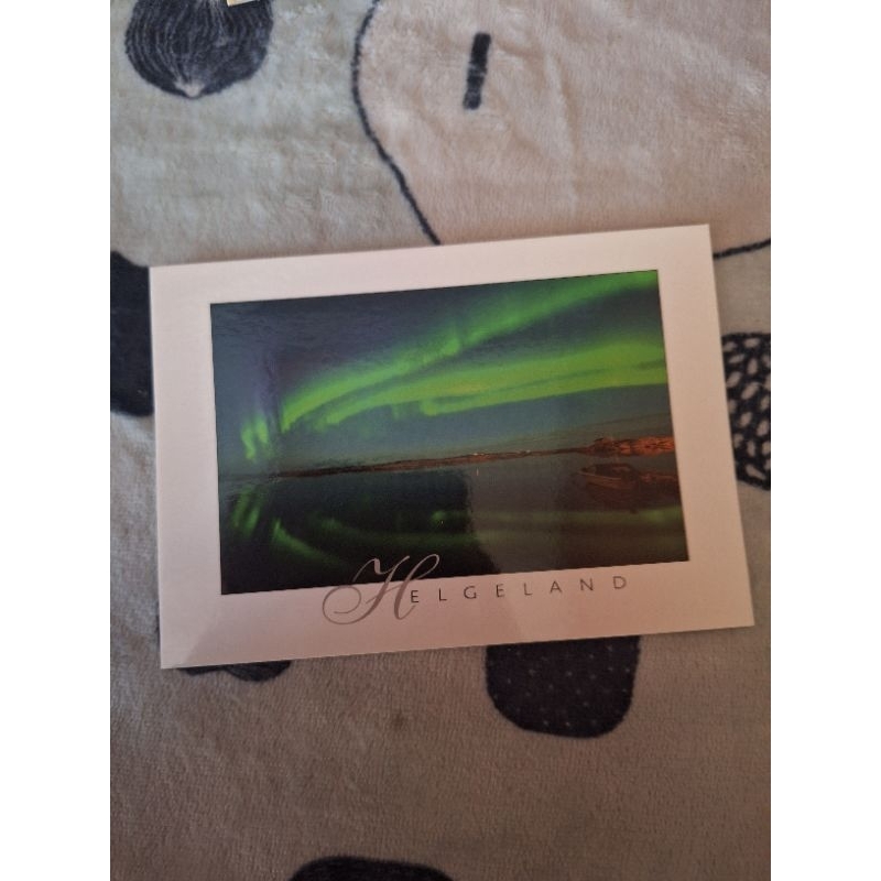 

kartu pos northern light postcard