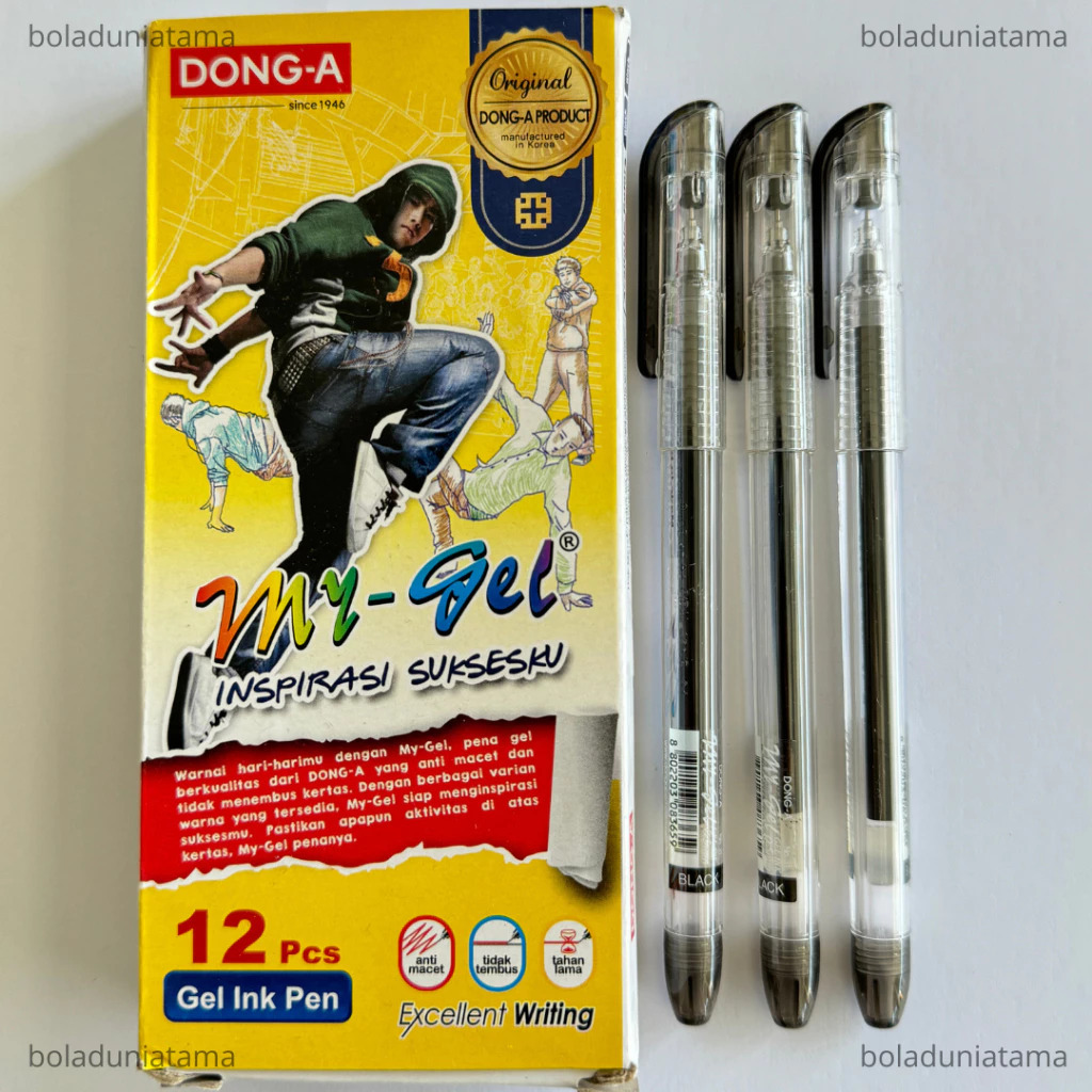 

SSA PULPEN MY GEL DONG-A 0.5MM / PEN MY GEL DONG-A 0.5MM / HITAM HARGA PER 1PC