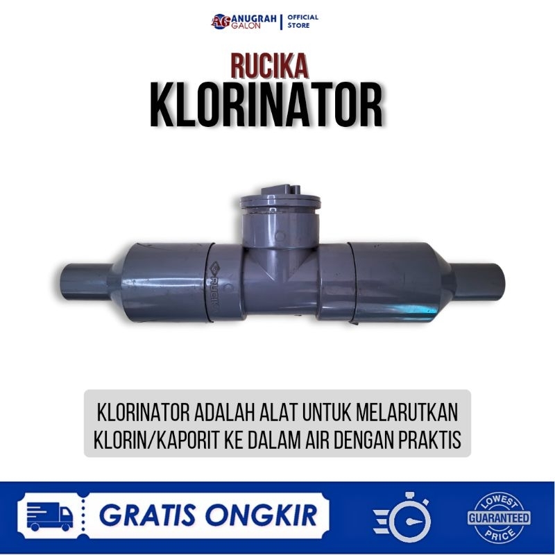 Tabung Klorinator Rumah Filter air bersih/ Tempat Tabung Kaporit tablet