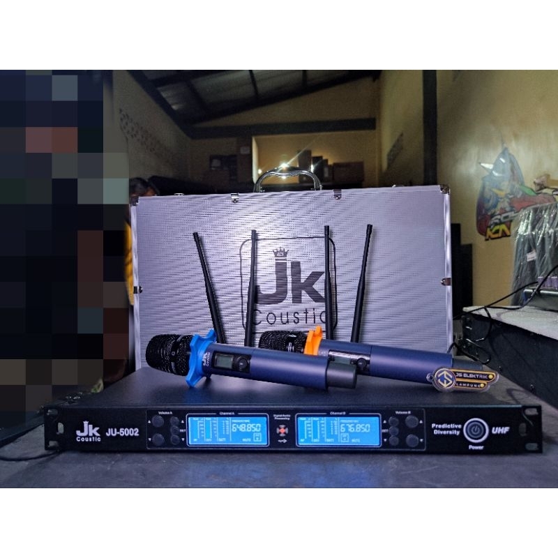 Microphone Wireless JU 5002 HH JK Coustic Mic Wireless JU - 5002