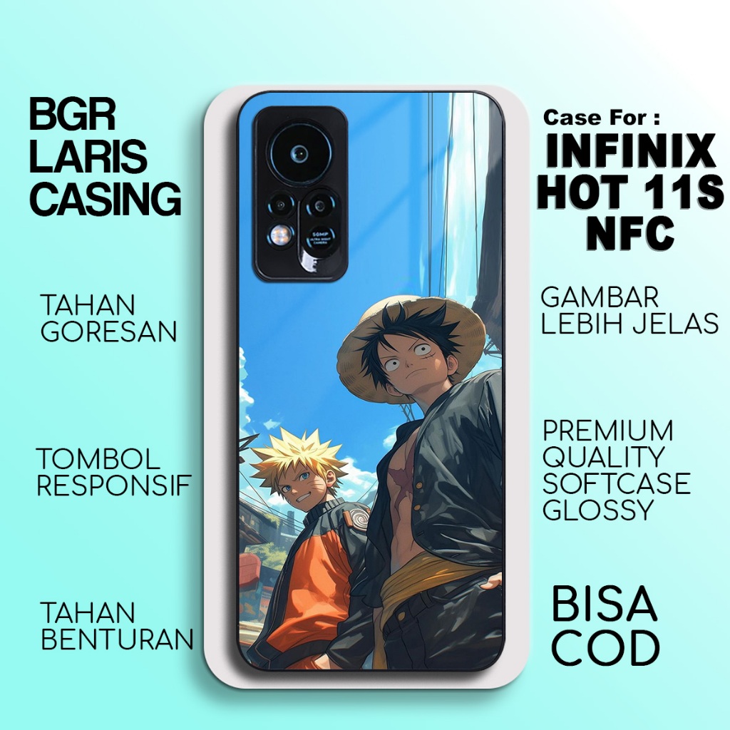 Case Infinix Hot 11S Nfc Terbaru Anime Baru Hardcase Softcase Glossy Casing Hot 11S Nfc Terlaris