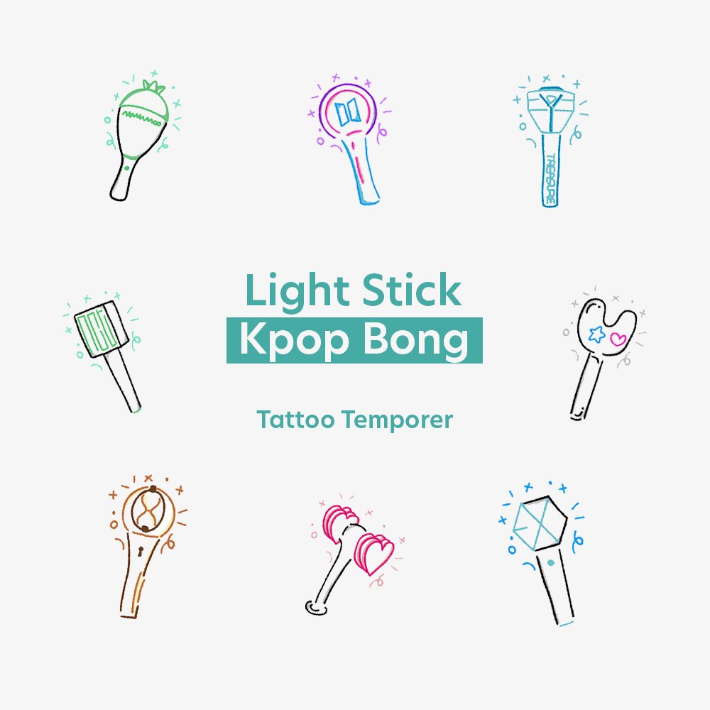 Stic.tac.tto KPOP Bong Lightstick BTS Seventeen BIgbang Aespa New Jeans Red Velvet Mamamoo TXT NCT E