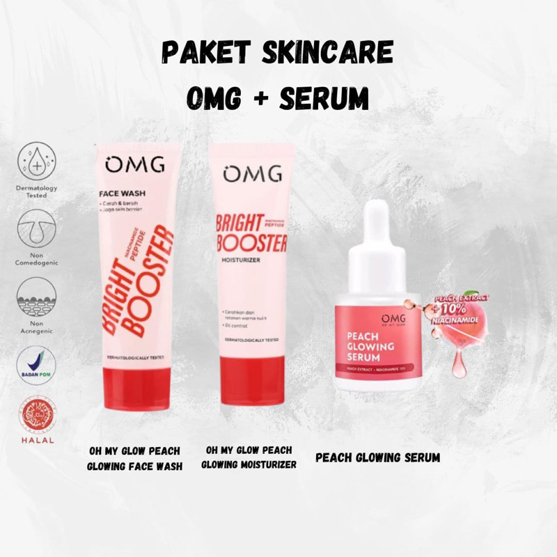 paket omg skincare + serum