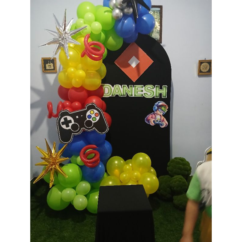 Balon dekorasi ulang tahun anak tema roblox