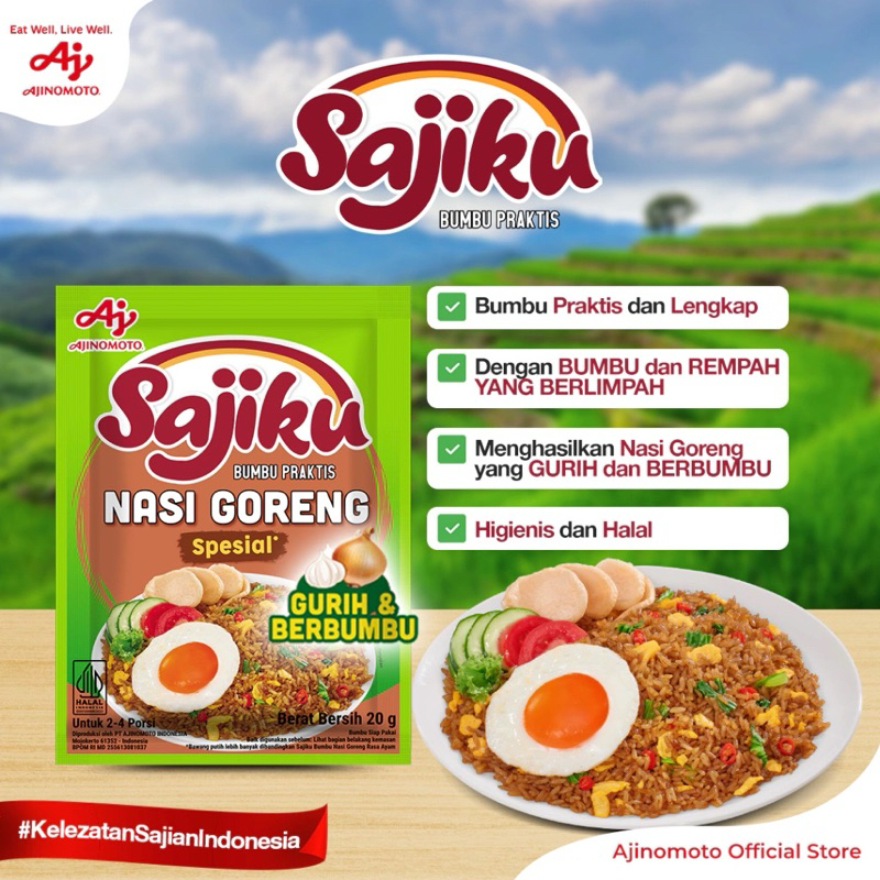 

Sajiku Bumbu praktis nasi goreng spesial 20g