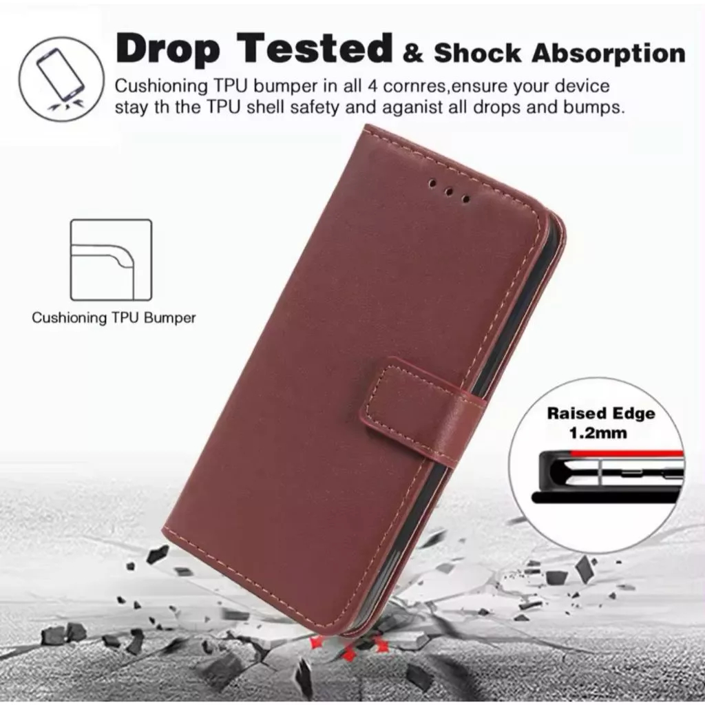 SAMSUNG J1 J2 J200 J3 J310 J4 J5 J510 J500 2015 2016 2018 CASING FLIP COVER DOMPET KULIT WALLET LEAT