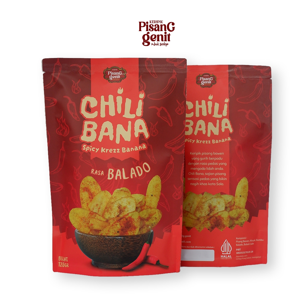 

Chili Bana Balado I Keripik Pisang Manis-Pedas