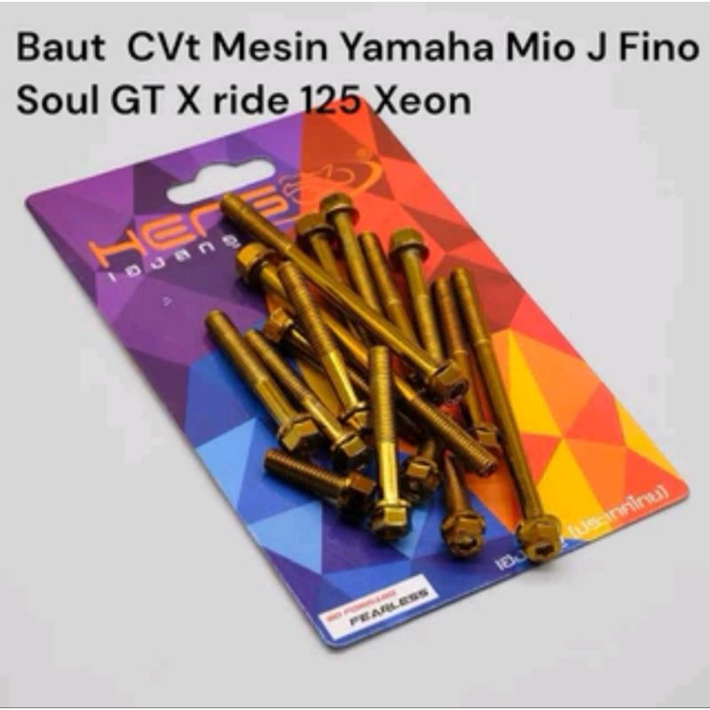 BAUT PROBOLT BLOK CVT MESIN 2 KUNCI MIO J GT SOUL FINO HARGA FULL SET CVT MESIN