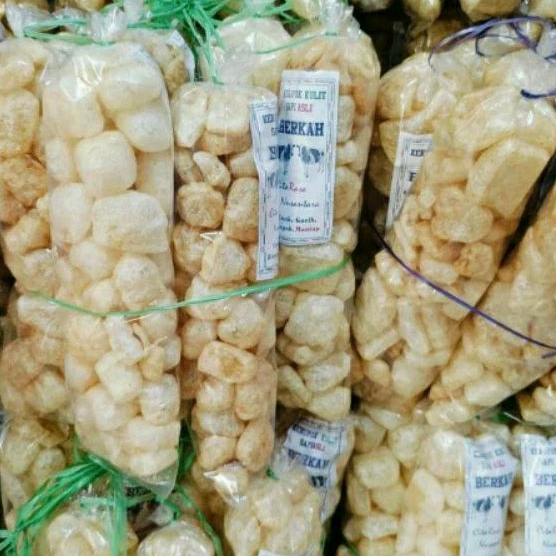 

Kerupuk Kulit Sapi Asli/Kerupuk Rambak Sapi/Kerupuk Sapi 100g