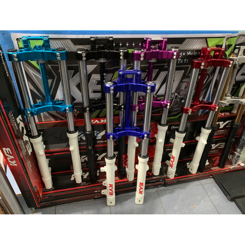 segitiga cnc anodize set skok kye ky3 copy kyb zetto pnp cb gl mp rxking scorpio satria fu