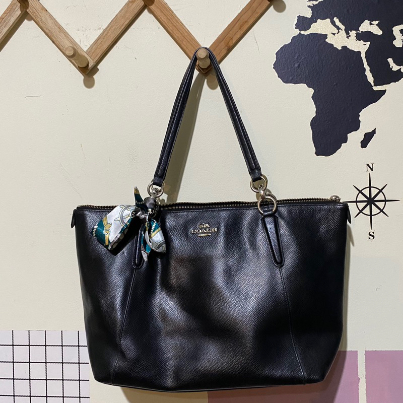 Preloved tote COC Coach AVA original kulit asli