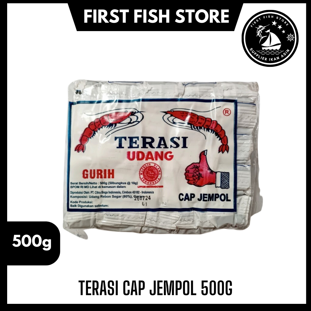 

Terasi Cap Jempol 500 Gram Isi 50 pcs Paling Laris