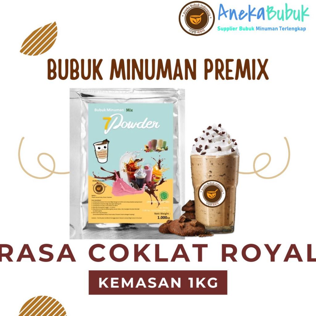 

Bubuk Minuman CHOCO ROYAL 1Kg - Bubuk CHOCO ROYAL 1Kg - COKLAT ROYAL Bubuk 1Kg