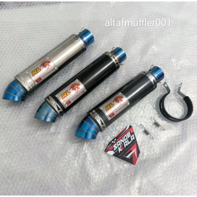 selencer silincer  red leo Rl exhaust racing 51 mm