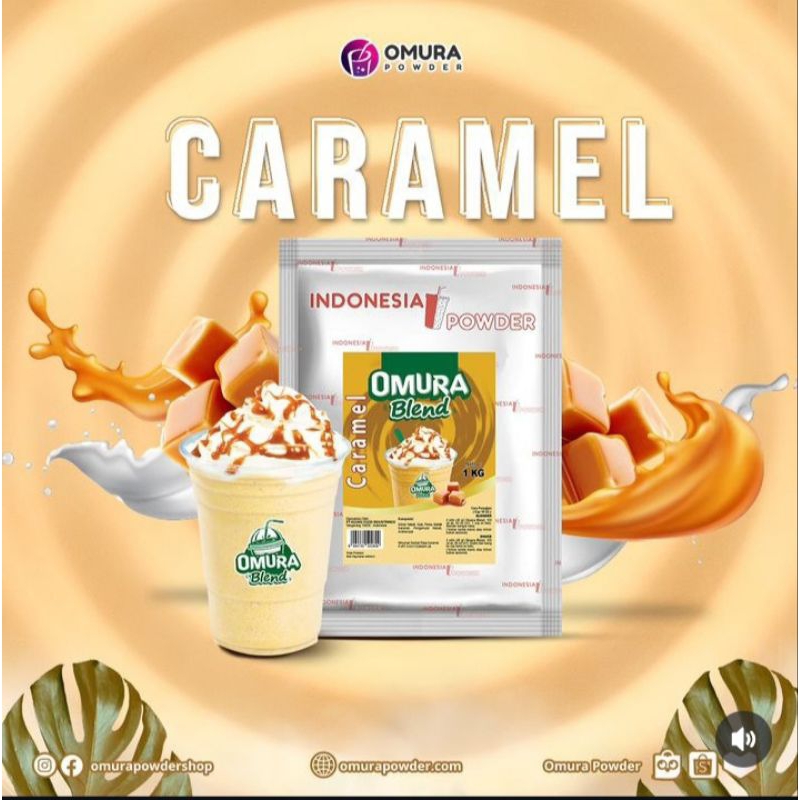 

Omura Blend Bubuk Minuman 1kg (1000g) Rasa Caramel dan Coffee Caramel