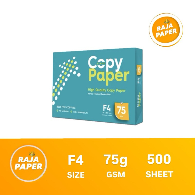 

Kertas HVS 75 Gsm F4 500 Lembar By COPY PAPER . ( 215 Mm x 330 Mm ) / ( 21.5 Cm x 33 Cm ) , 75 Gr / 75 Gram , 1 Rim / 500 Lbr / 500 Pcs , Kertas Print , Kertas Fotocopy , Fotocopy Paper , Kertas Photocopy .