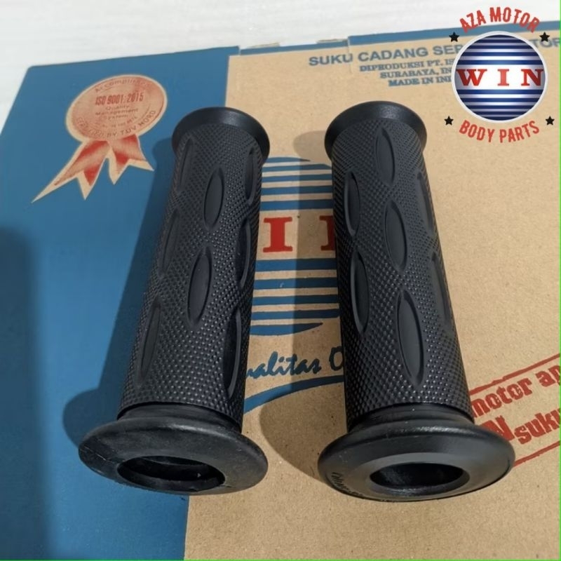 AZA MOTOR - Handgrip Beat / Vario Karbu / Vario Techno 110 / Spacy | grip handfat WIN | sarung gas m
