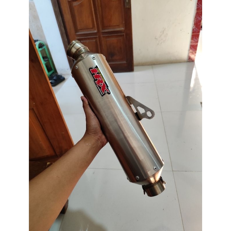 silincer HRX racing by request bawah adem atasan nusuk panjang 36cm inlet 50-51mm