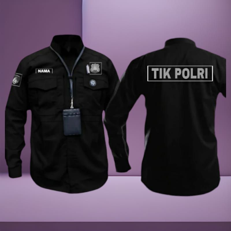 kemeja kerja baju pdh seragam kerja baju pdh tactical TIK POLRI