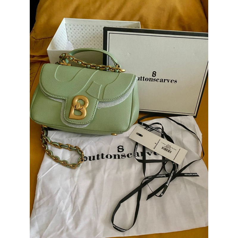 buttonscarves alma flap bag small