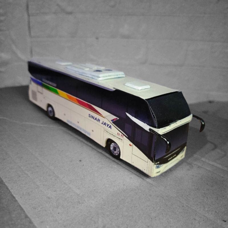 MINIATUR BUS SKALA 50 PAPERCRAFT BUS