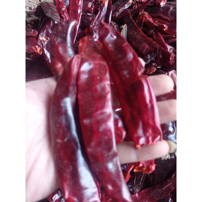 

( CABE SUPER 1KG ) CABE MERAH BESAR KERING/WONDER HOT cocok untuk bumbu merah