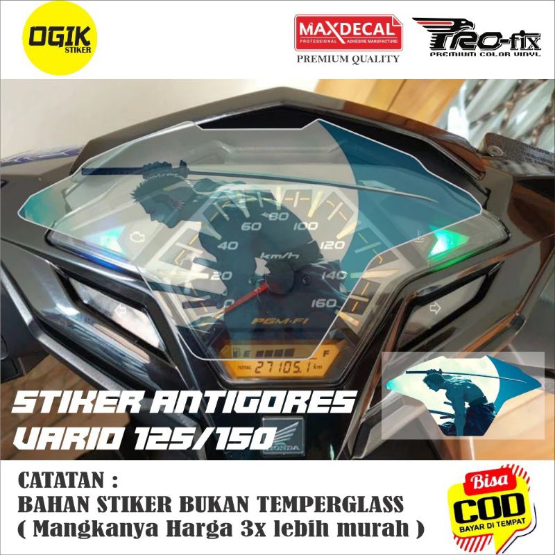 

STICKER ANTIGORE ANIME,, PELINDUNG SPEDOMETER ANIME VARIO 125/150