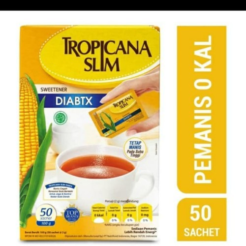 

TROPICANA SLIM SWEETENER DIABTX 50 SACHET